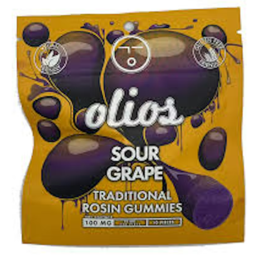 10 pack Live Rosin Gummies | Sour Grape