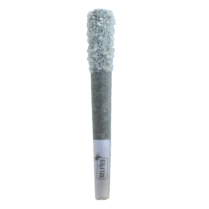 Heshies — SELFIES ENCRUSTED GROUPIE INFUSED PREROLL - PLATINUM KUSH