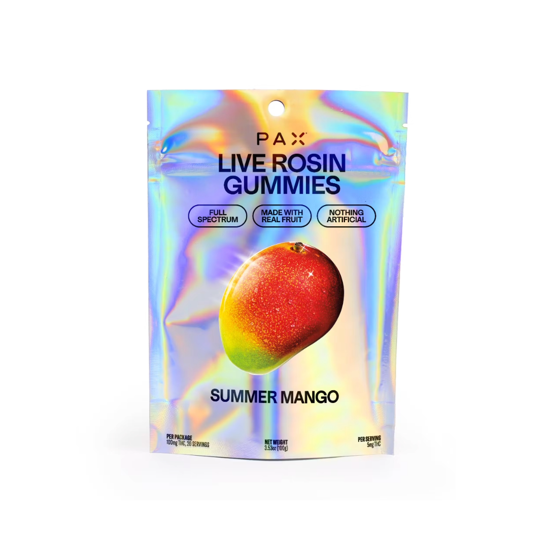 PAX — SUMMER MANGO LIVE ROSIN GUMMIES