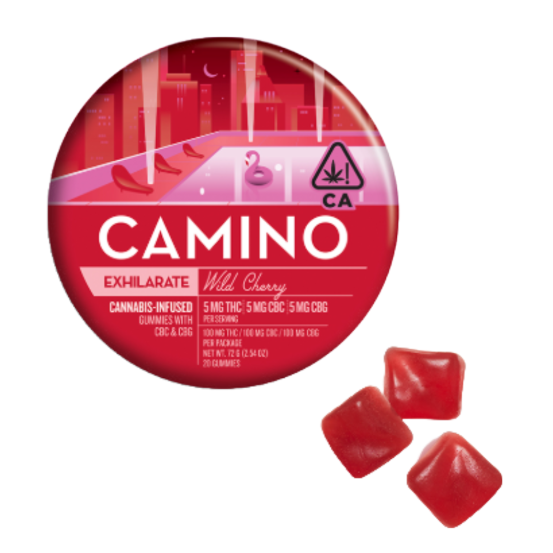 CAMINO — WILD CHERRY GUMMIES THC:CBC:CBG 5:5:5