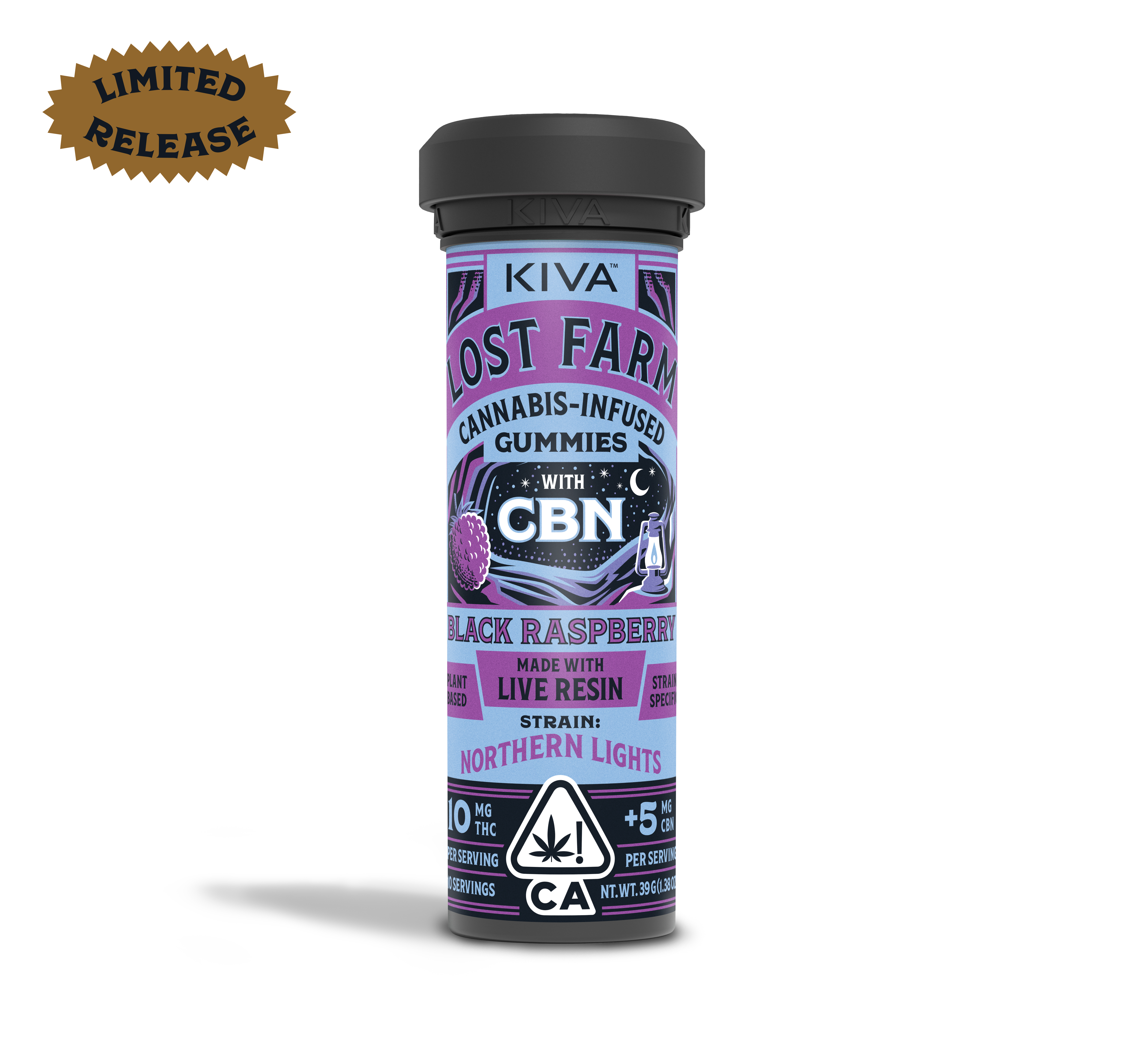 Lost Farm — BLACK RASPBERRY GUMMIES (CBN)- STRAIN: NORTHERN LIGHTS