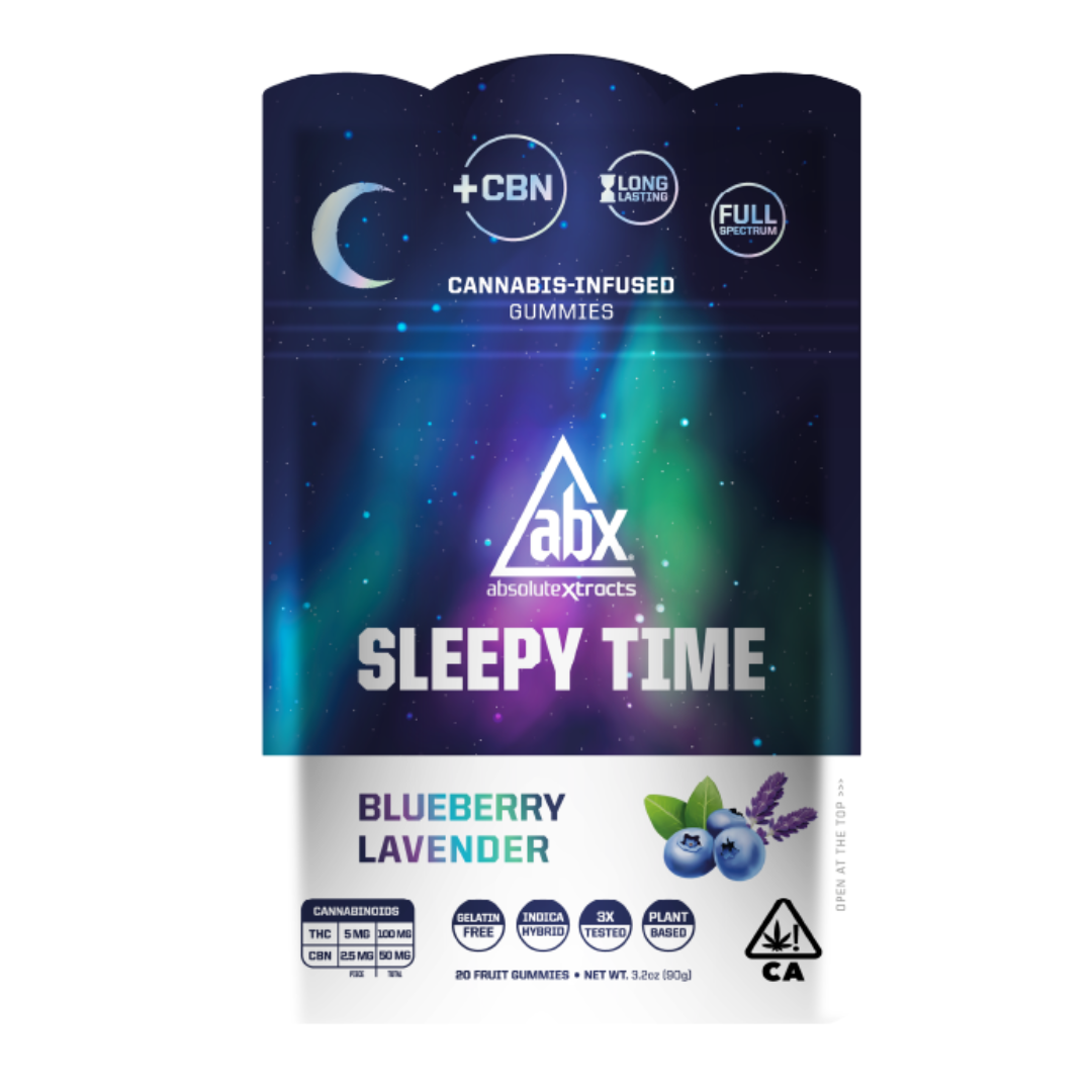 AbsoluteXtracts — SLEEPY TIME GUMMIES - BLUEBERRY LAVENDER