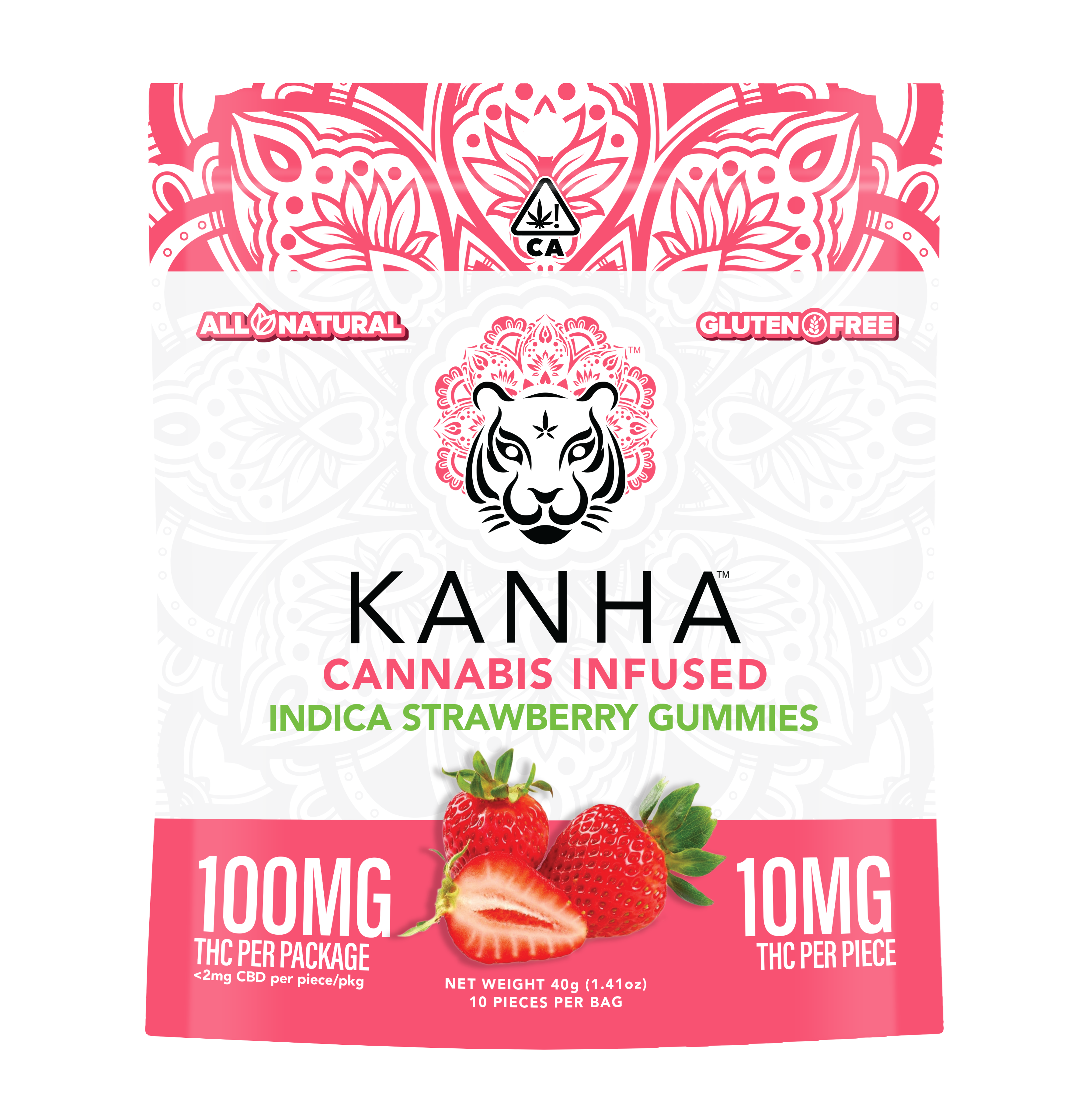 KANHA — INDICA STRAWBERRY GUMMIES 100MG