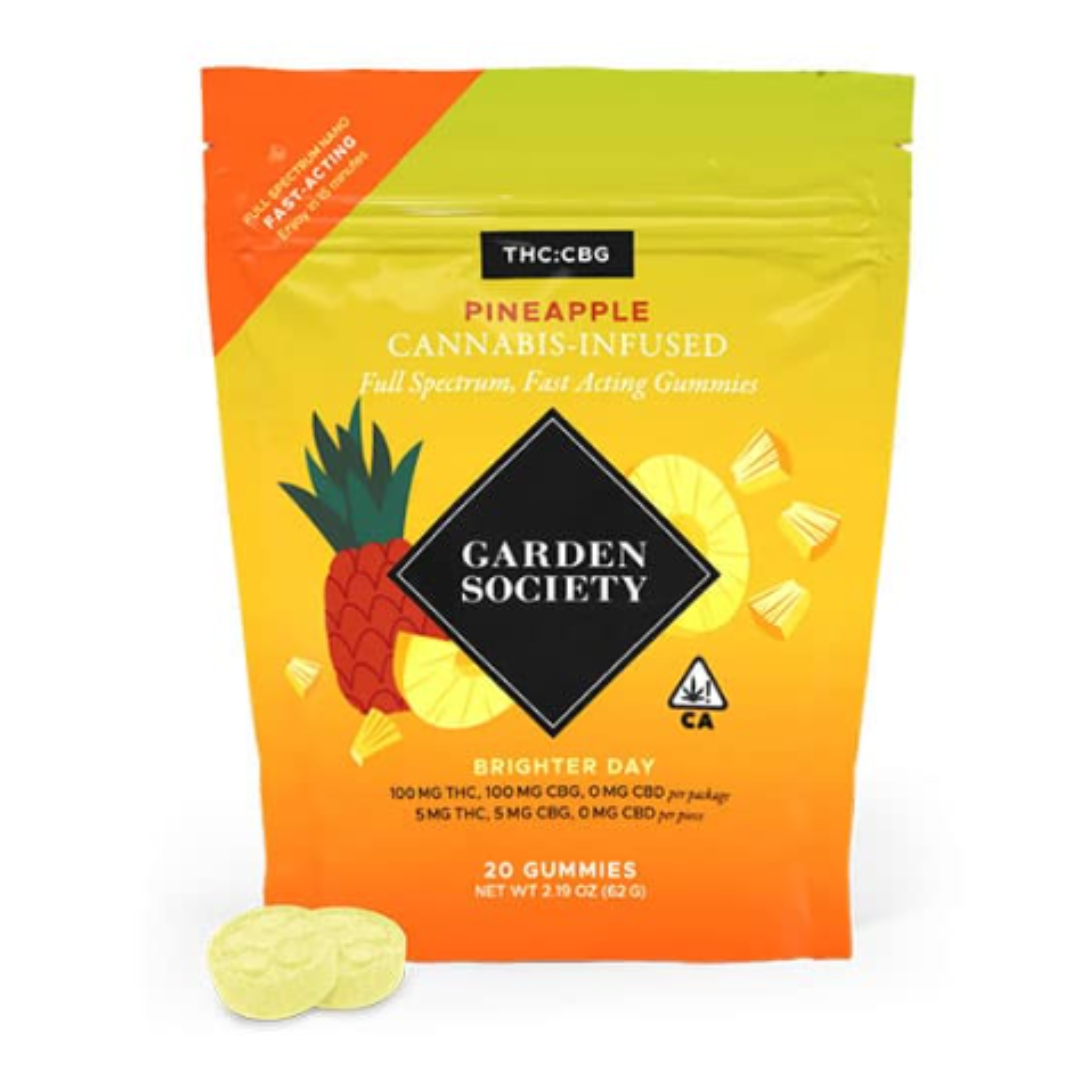 Garden Society — PINEAPPLE 1:1 THC/CBG 100MG 20 PACK