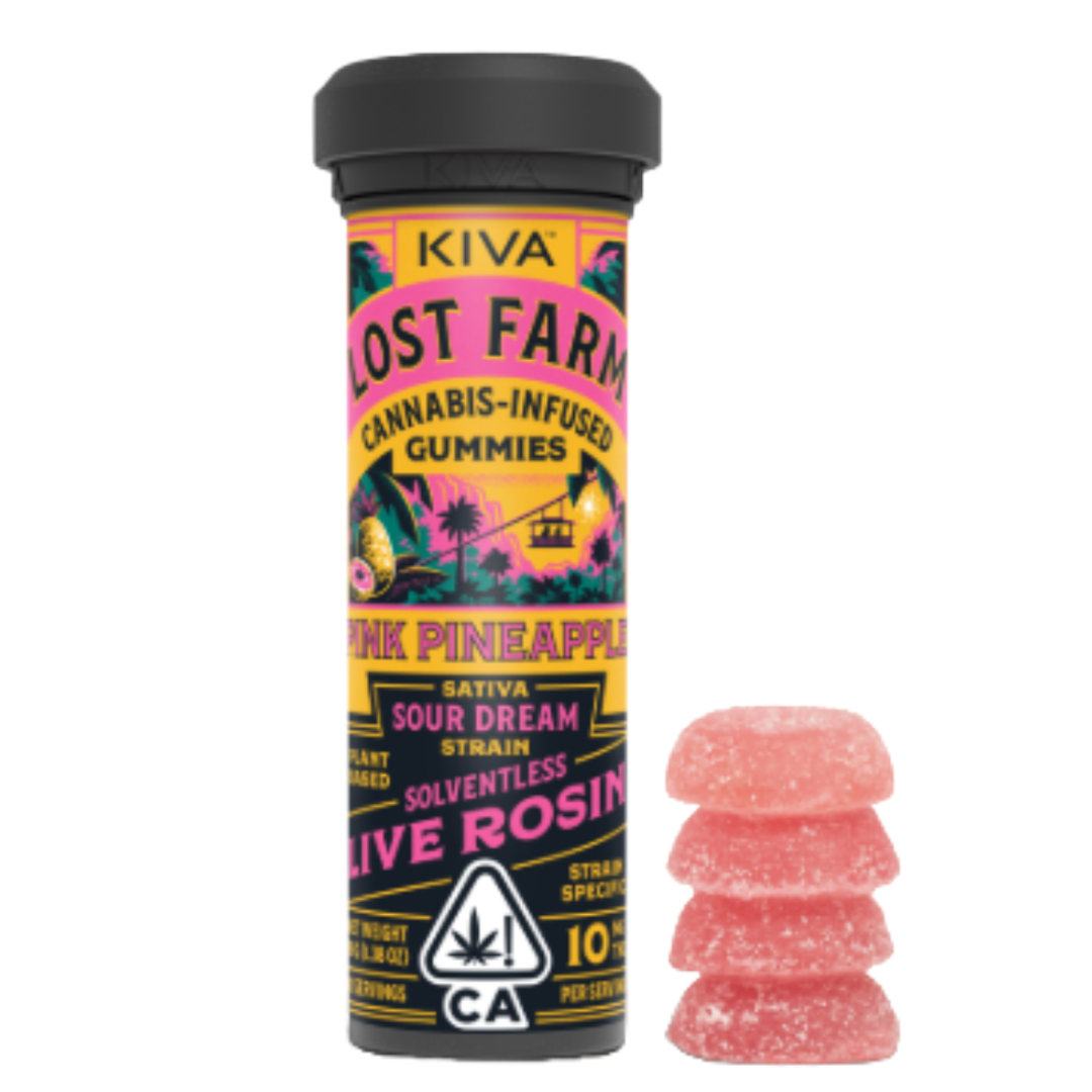 Lost Farm — PINK PINEAPPLE ROSIN GUMMIES