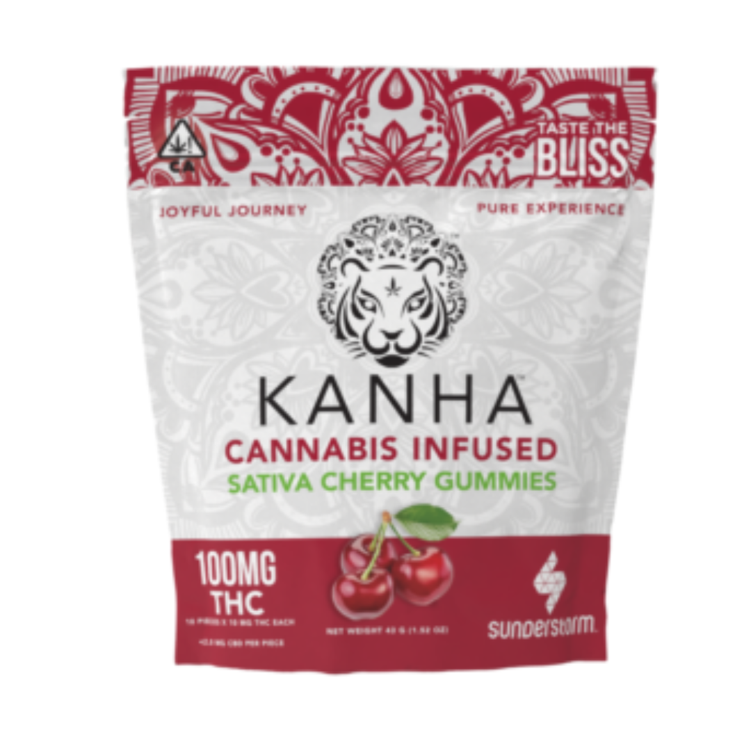 KANHA — SATIVA CHERRY GUMMIES 100MG