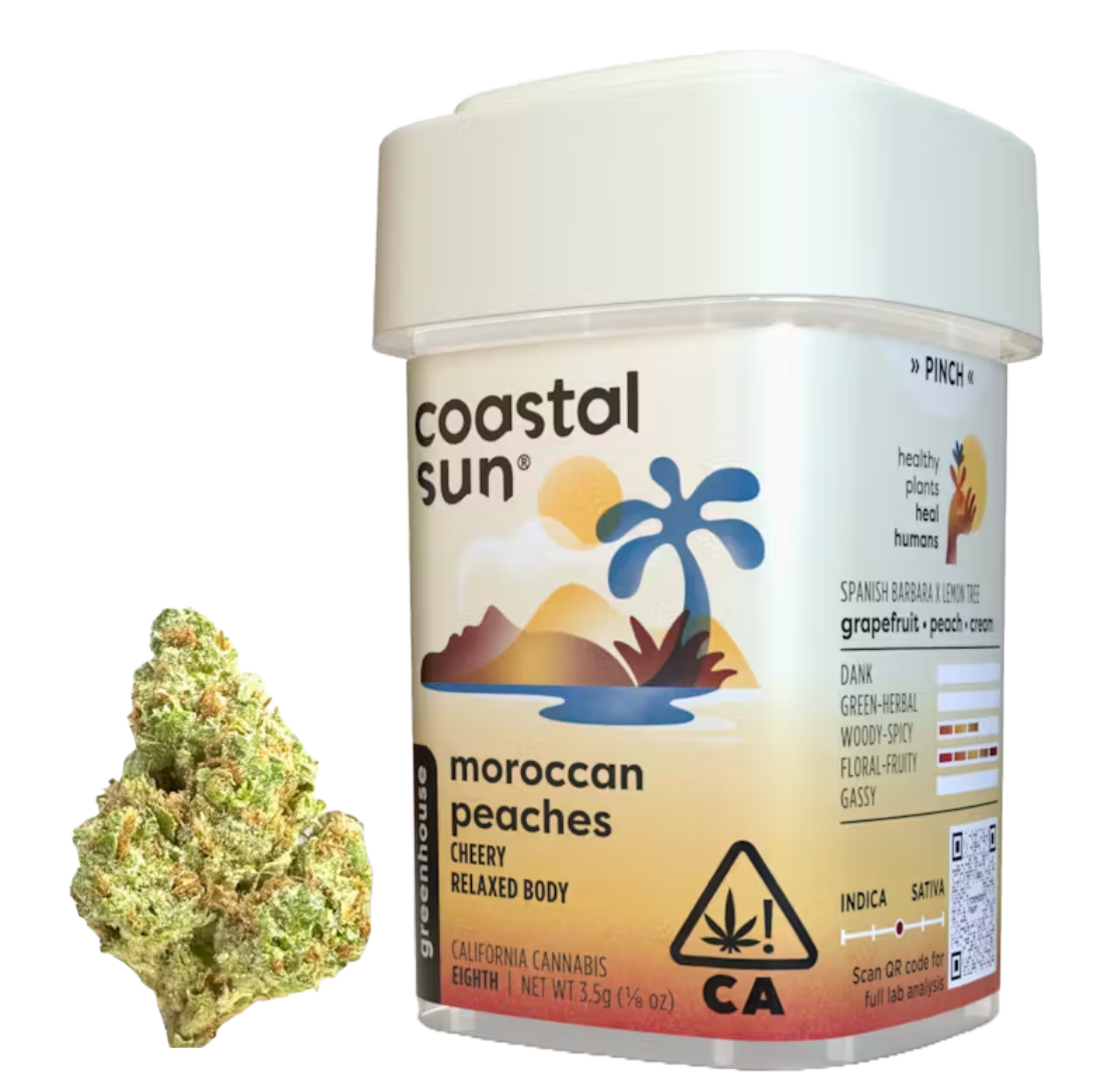 Coastal Sun: Moroccan Peaches