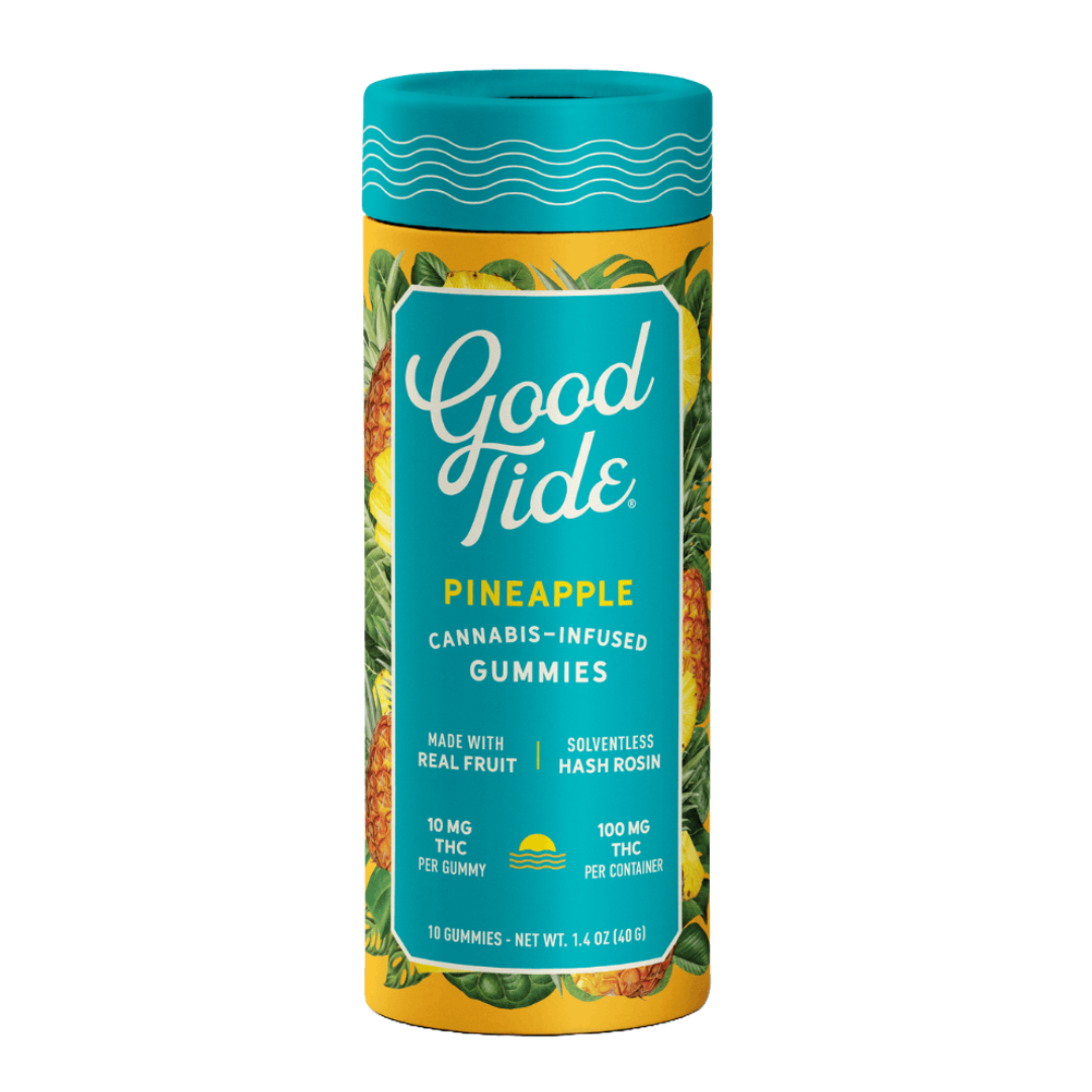 Good Tide — PINEAPPLE HASH ROSIN INFUSED GUMMIES