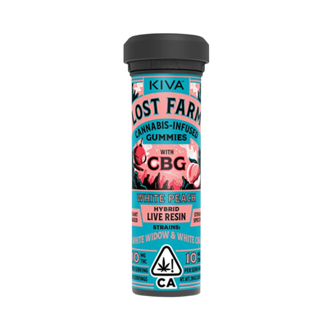 Lost Farm — WHITE PEACH GUMMIES 100MG -