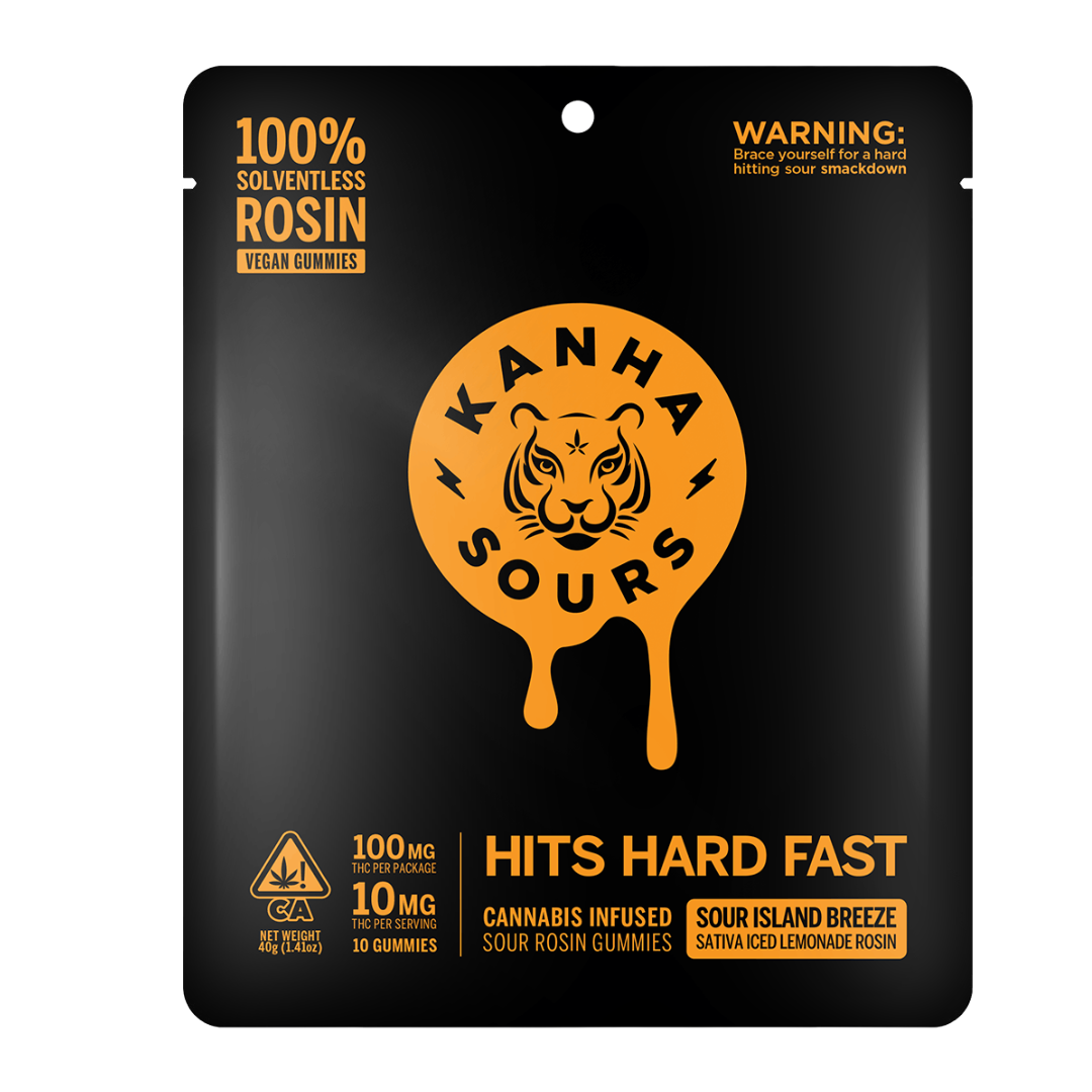 KANHA — SOUR ISLAND BREEZE SOLVENTLESS GUMMIES