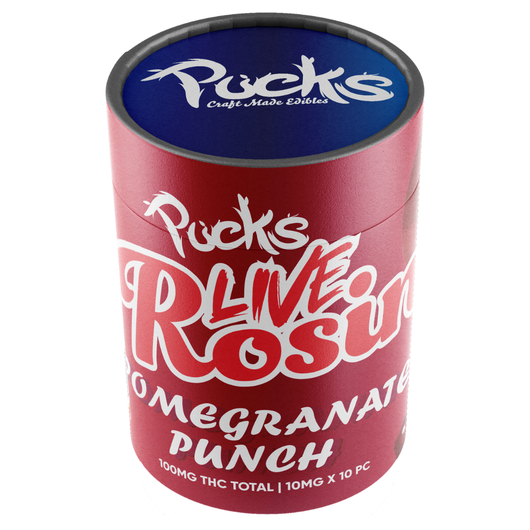 Pomegranate Punch Live Rosin Gummies