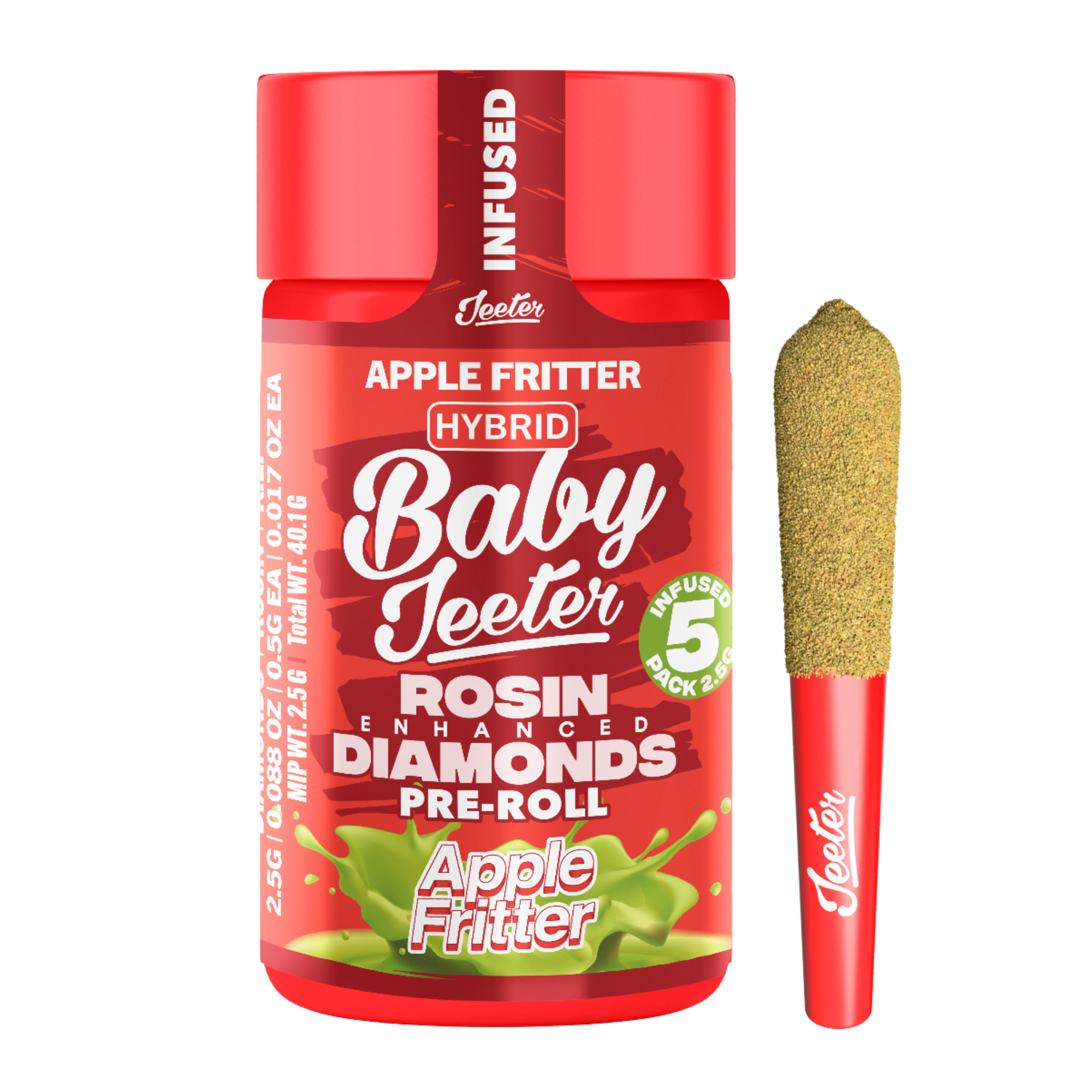 Apple Fritter Quad Infused Baby Jeeters