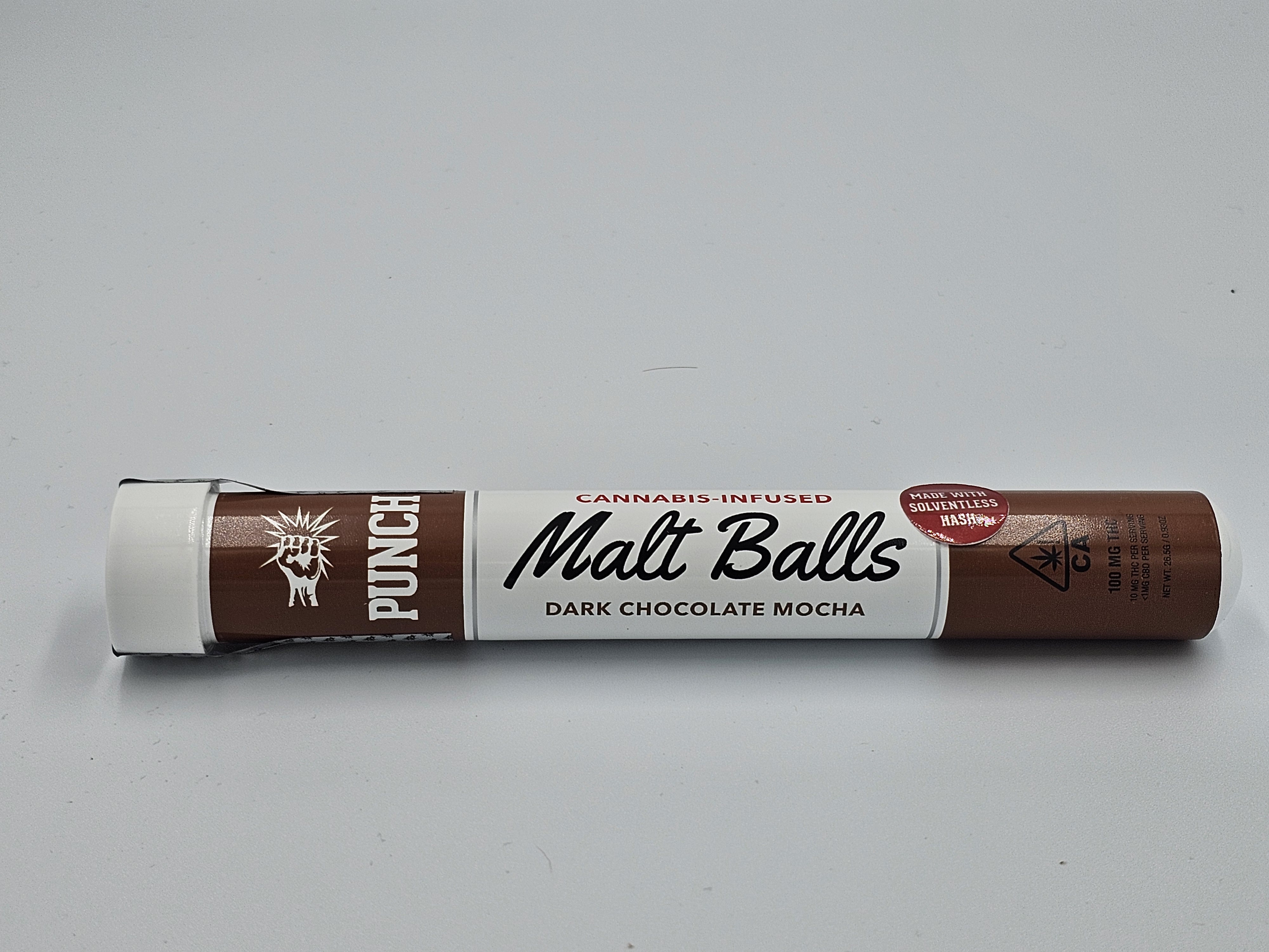 DARK CHOCOLATE MOCHA MALT BALLS