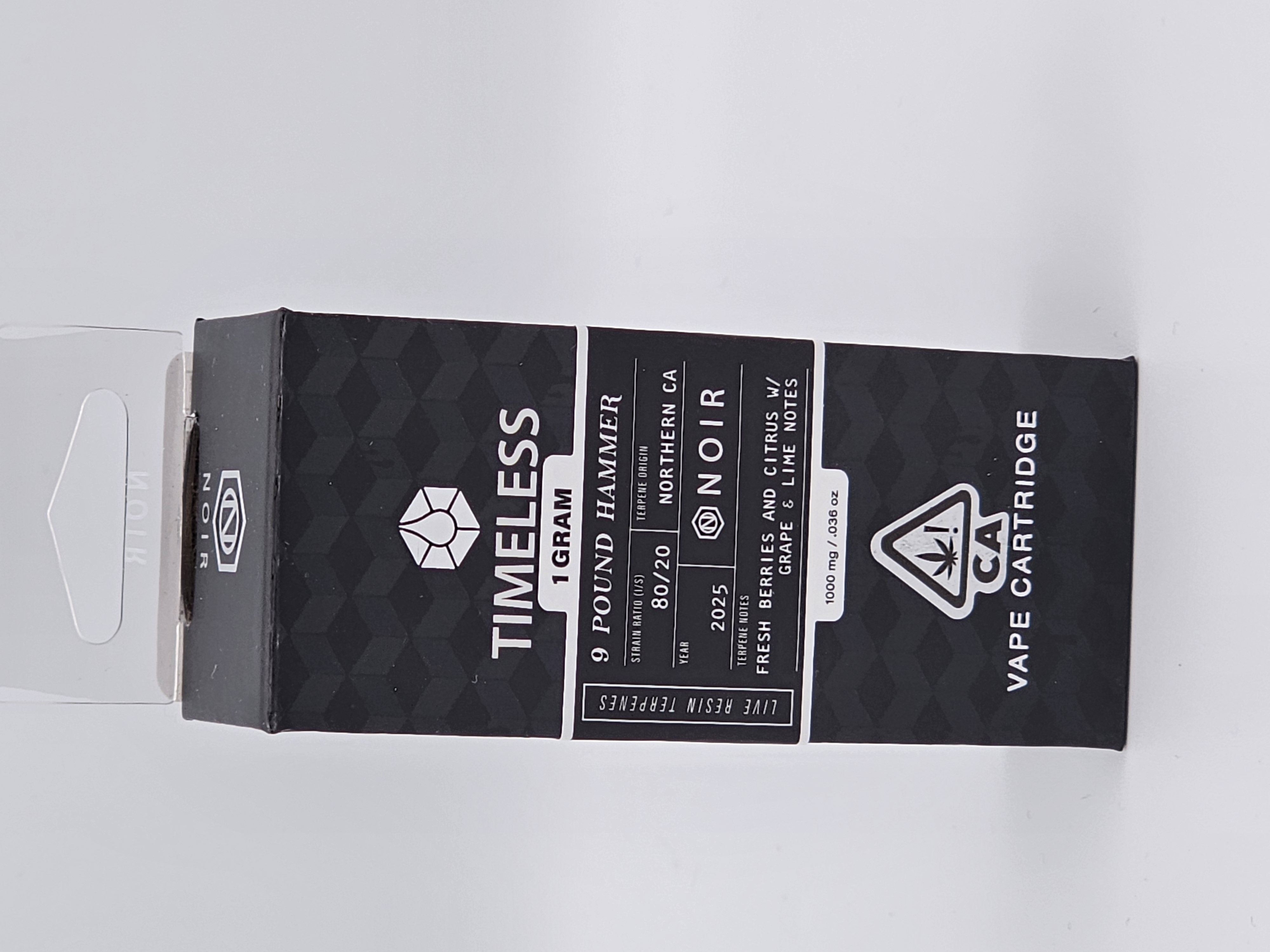 9LB  HAMMER 1G LIVE RESIN CARTRIDGE (use with timeless battery)