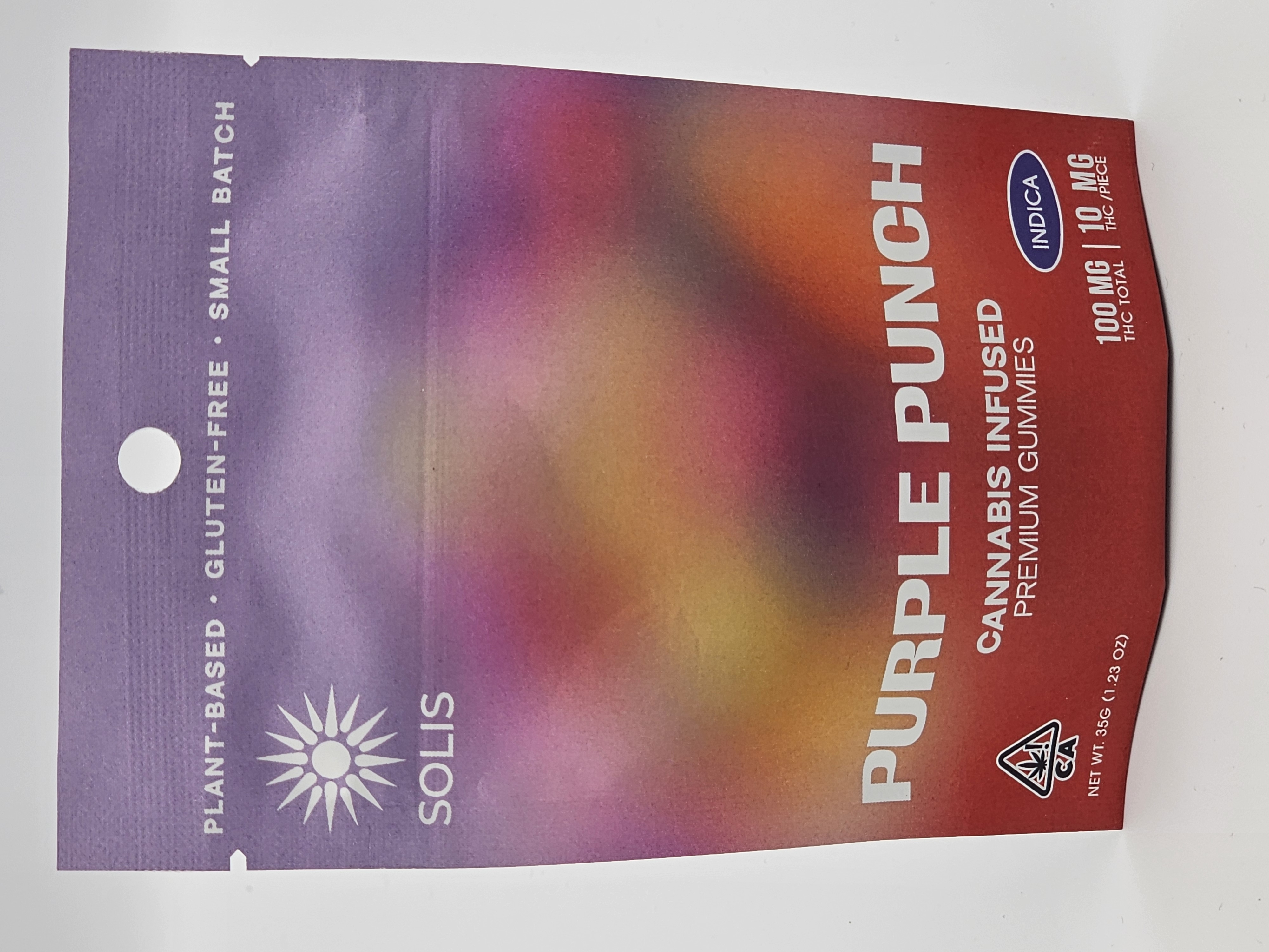 purple punch 100mg gummies