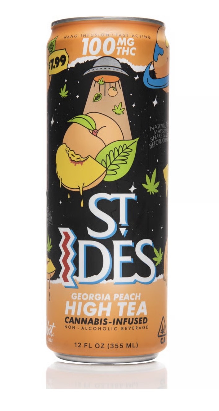  HIGH TEA GEORGIA PEACH 100MG TCH BEVERAGE