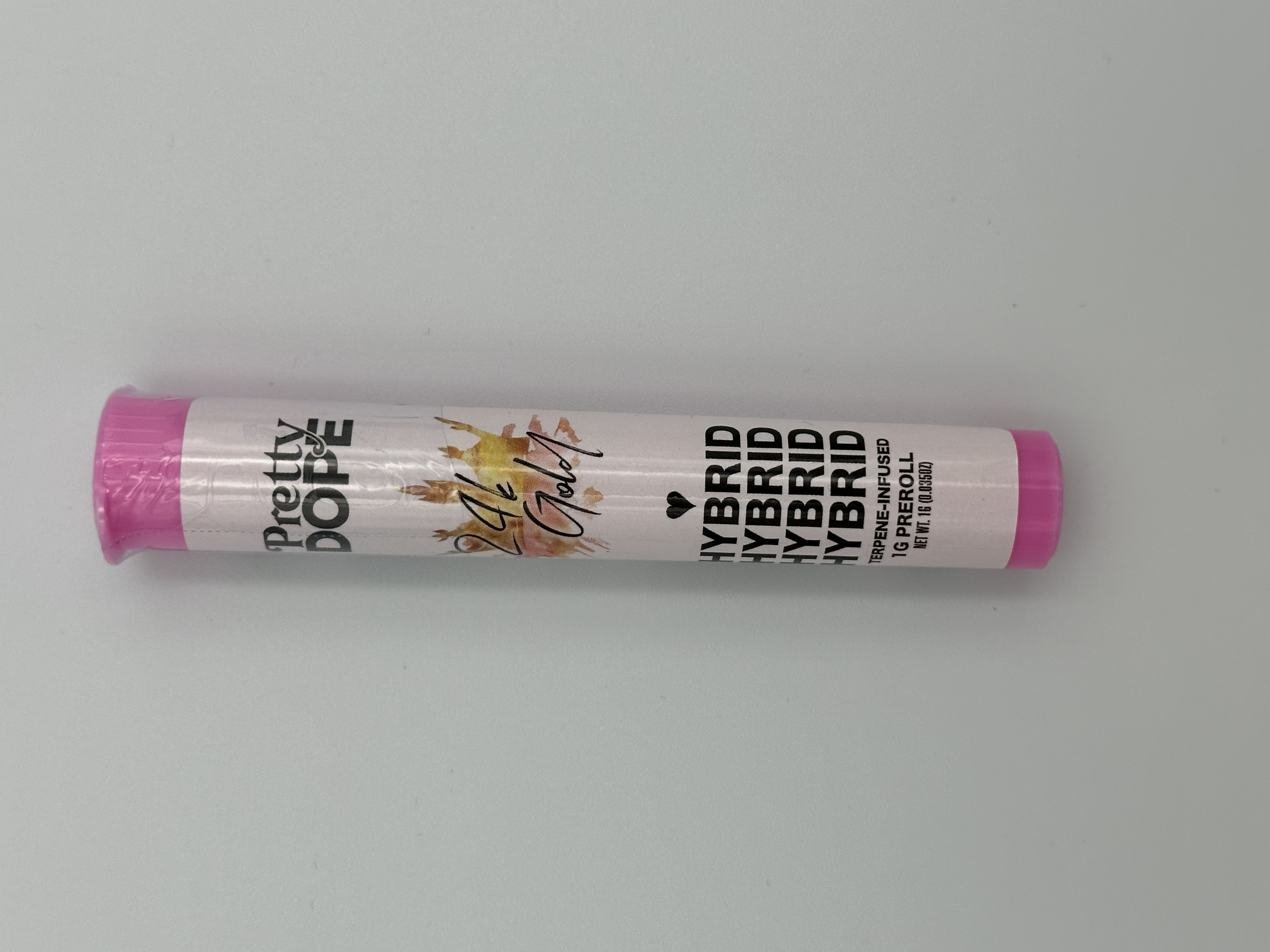24k Gold - TERP INFUSED 1G PRE ROLL