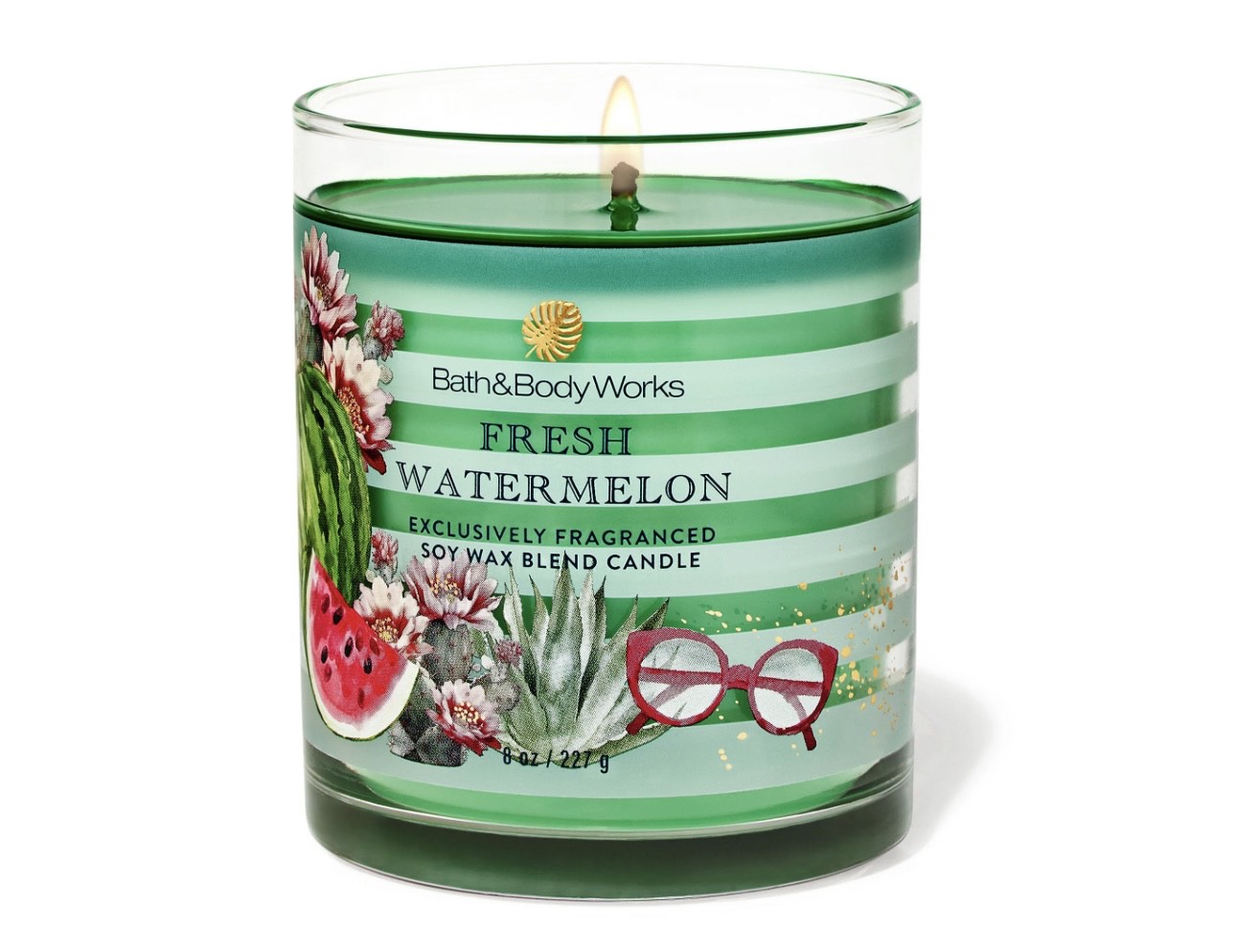 Fresh Watermelon Single Wick Candle - 16.95 each