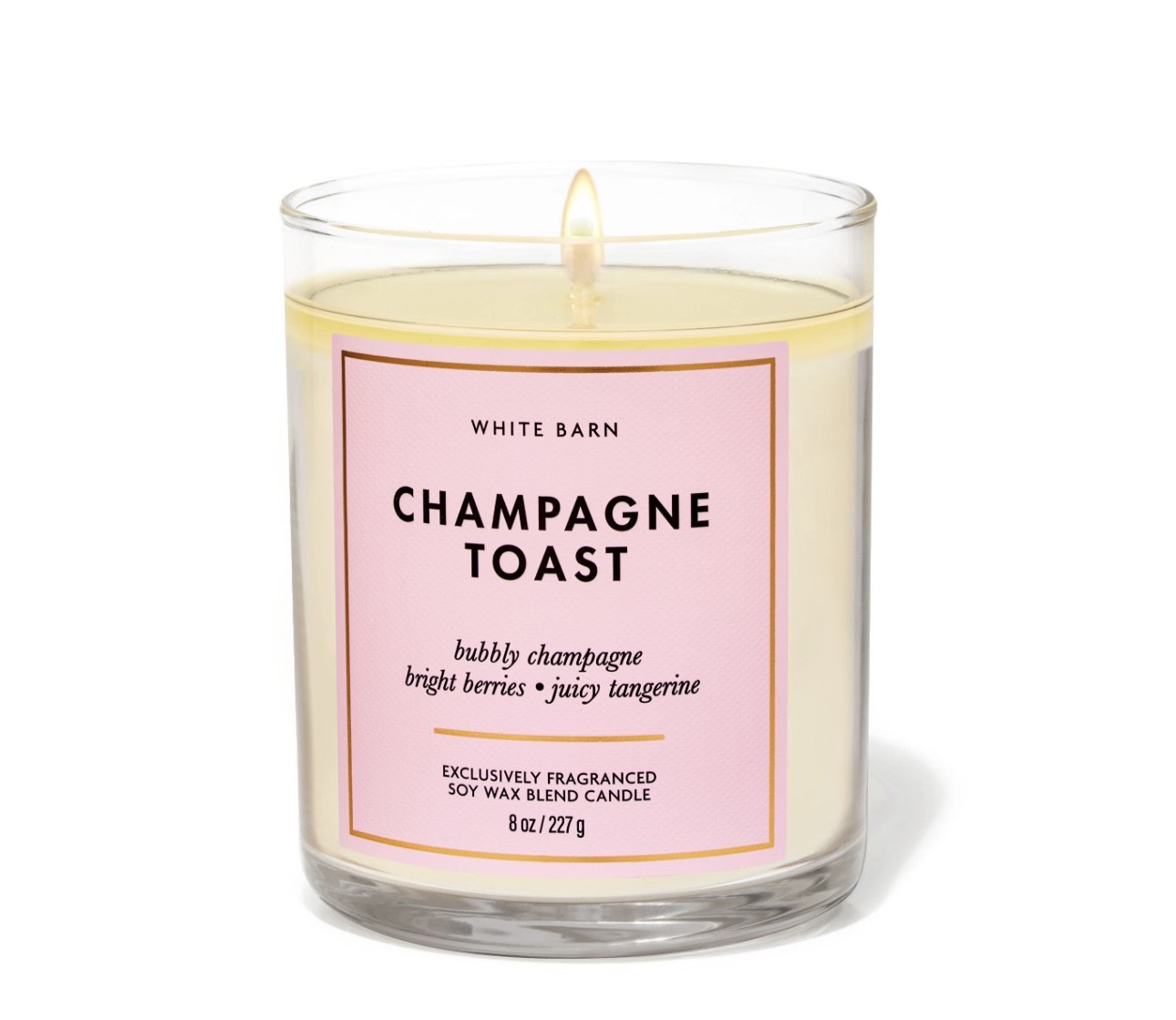 Champagne Toast Single Wick Candle - One Size