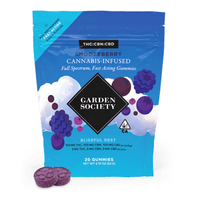 SNOOZBERRY 1:1:1 THC, CBN, CBD GUMMIES