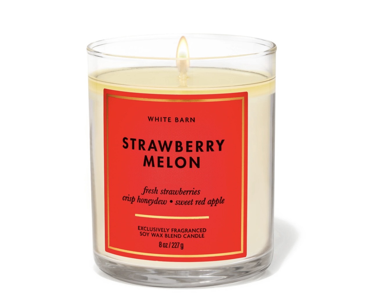 Strawberry Melon Single Wick Candle - 16.95 each