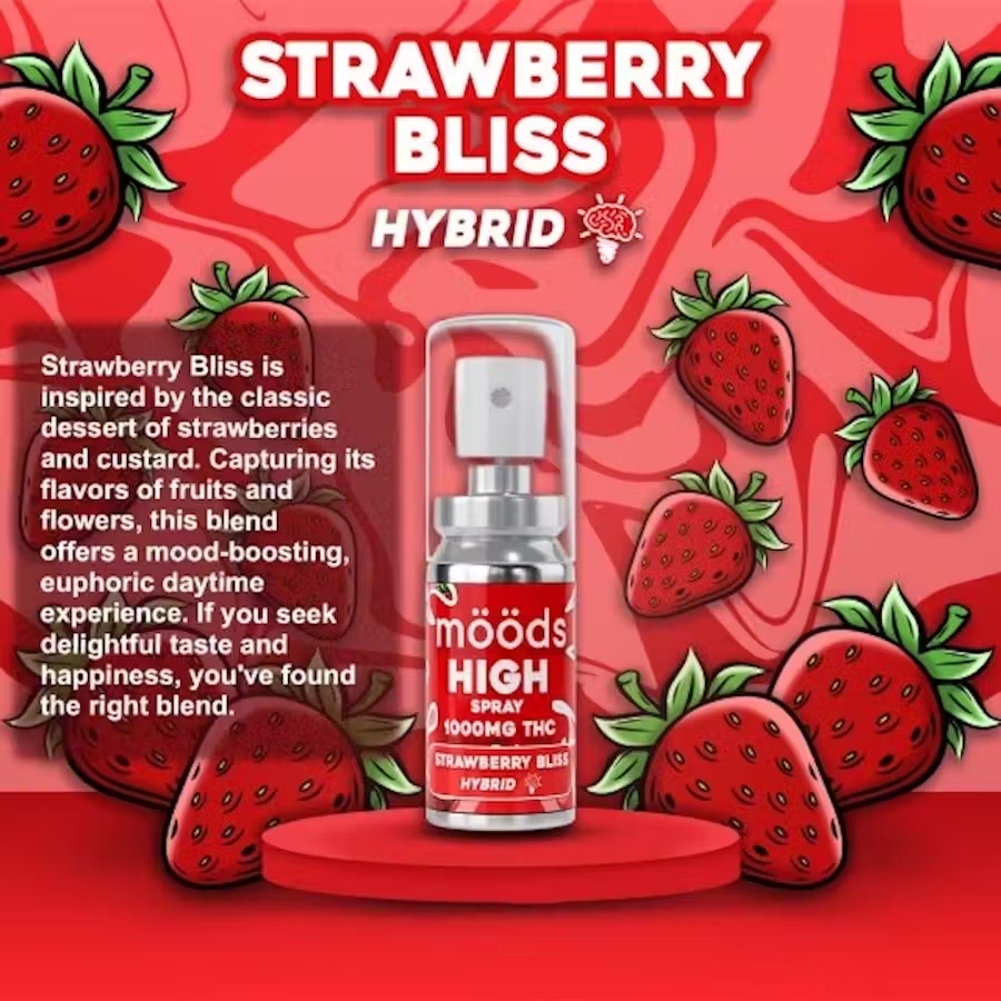 STRAWBERRY 1000MG HYBRID HIGH SPRAY