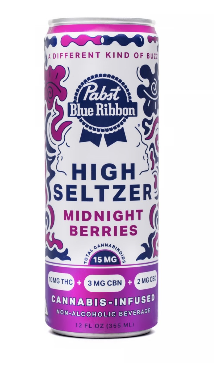 MIDNIGHT BERRIES HIGH SELTZER 10MG THC + 3MG CBN + 2MG CBN