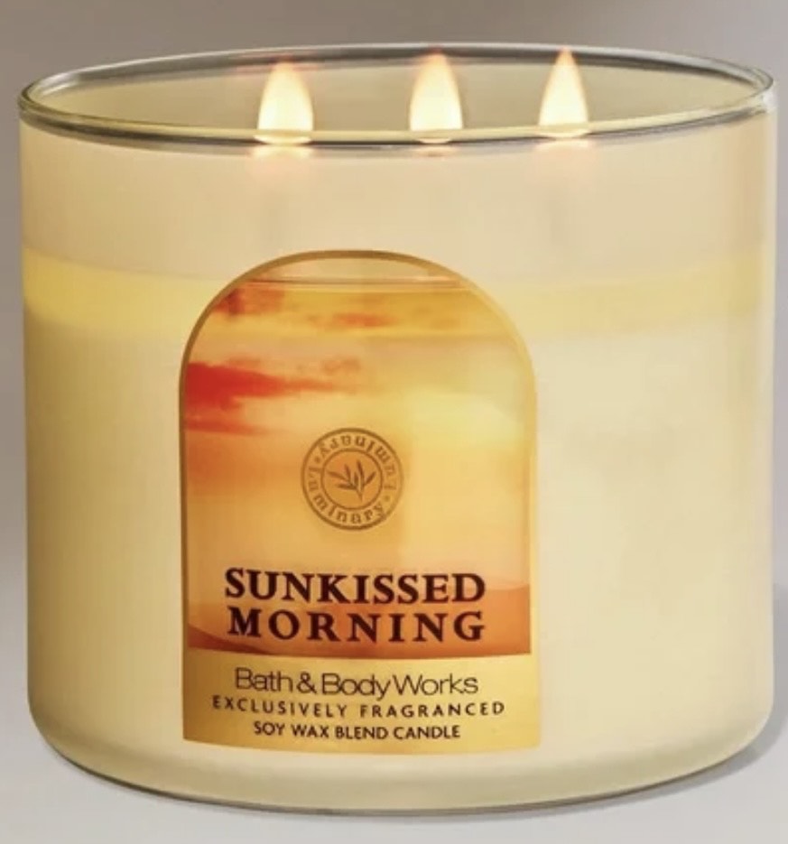 Sunkissed Morning 3 Wick Candle - 26.95 each
