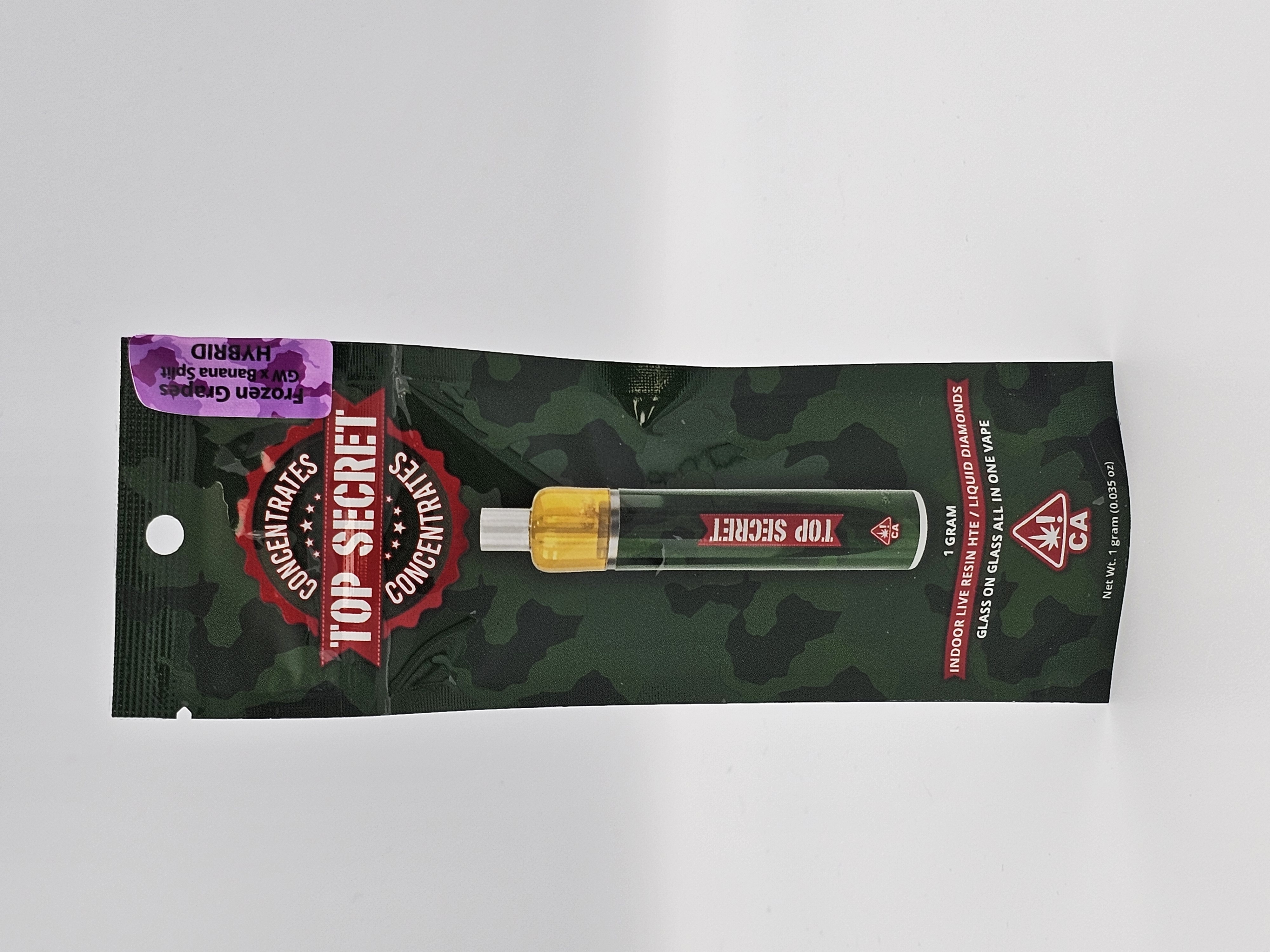 FROZEN GRAPES 1G LIVE RESIN/LIQUID DIAMONS AIO VAPE
