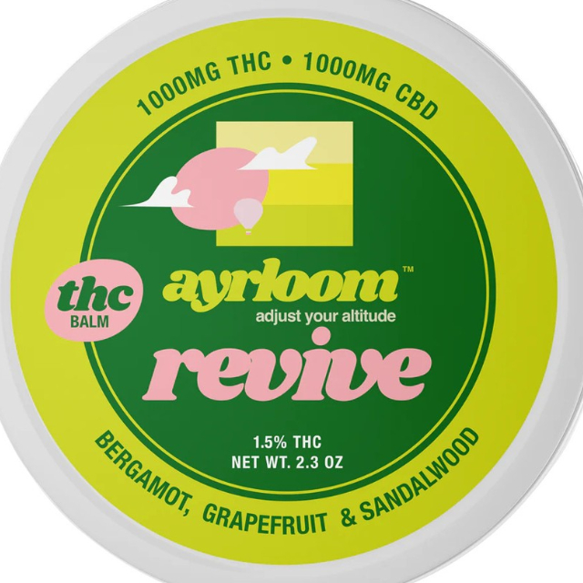 REVIVE 1:1 - 1000MG THC : 1000MG CBD BALM