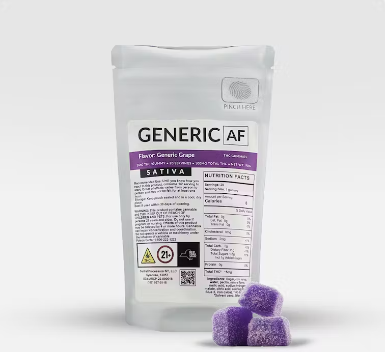 GRAPE GUMMIES (100MG)
