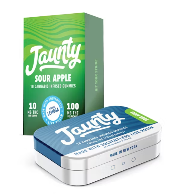 SOUR APPLE LIVE ROSIN GUMMIES (100MG)