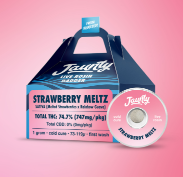 STRAWBERRY MELTZ LIVE ROSIN BADDER (1G)