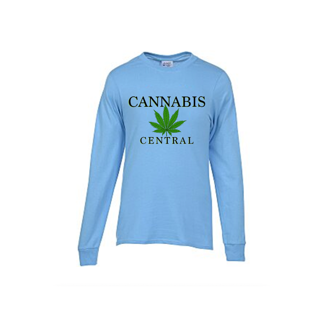 CANNA LOGO UNISEX LONG SLEEVE - AQUATIC BLUE - XXL