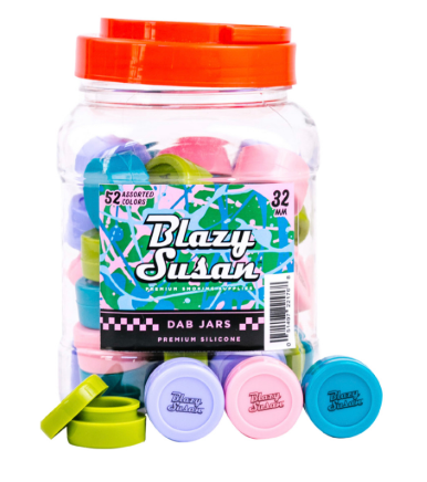 SILICONE DAB JAR - ASSORTED - One Size