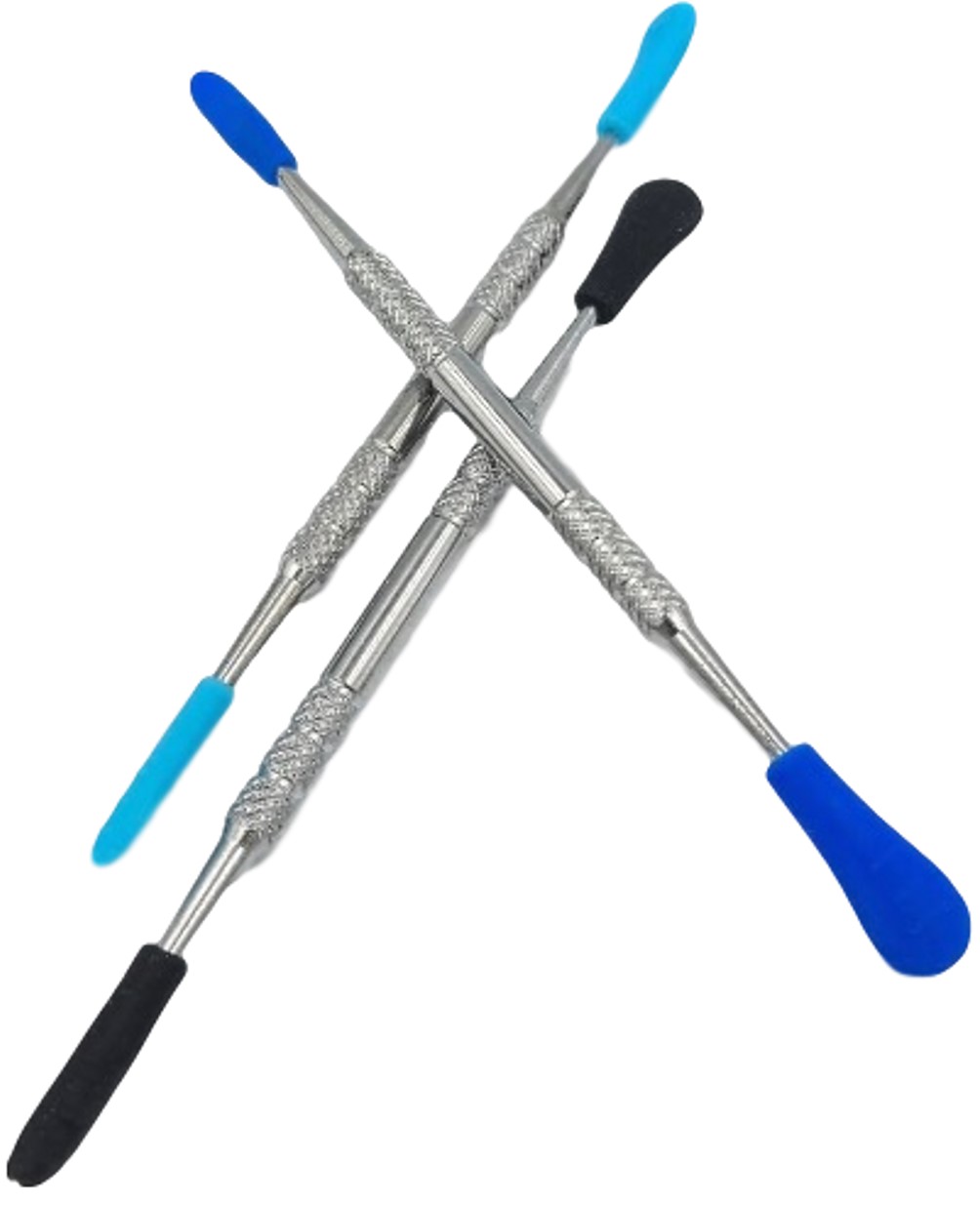 METAL DABBER W/ SILICONE TIPS - (ASSORTED COLORS)