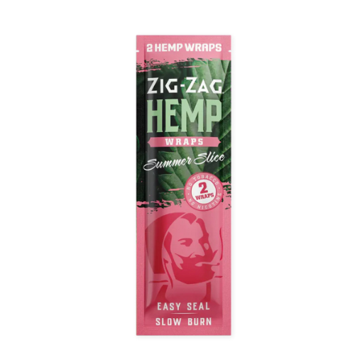 Zig-Zag - Hemp Wraps, Summer Slice  - 2pk - One Size
