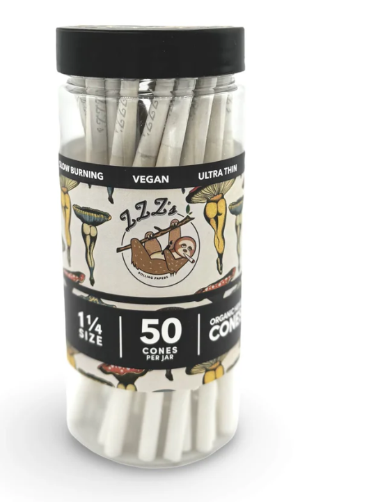 1 1/4 "Shroom Booties" Cone Jar - One Size