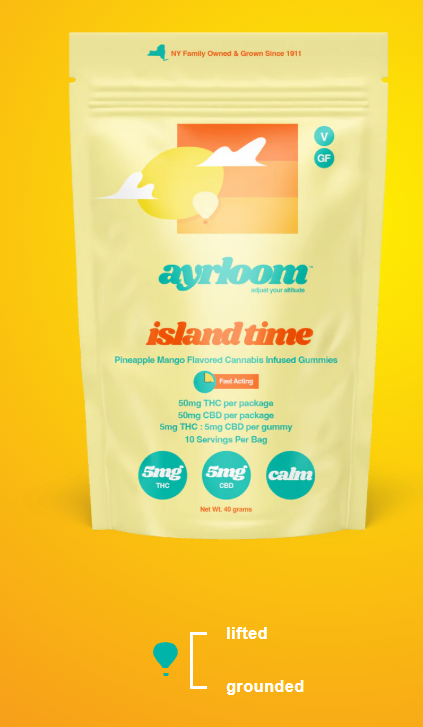 ISLAND TIME - PINEAPPLE MANGO 1:1 (THC:CBD)