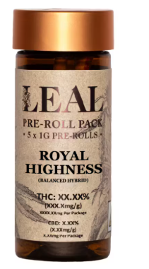 5- 1G ROYAL HIGHNESS PRE ROLLS