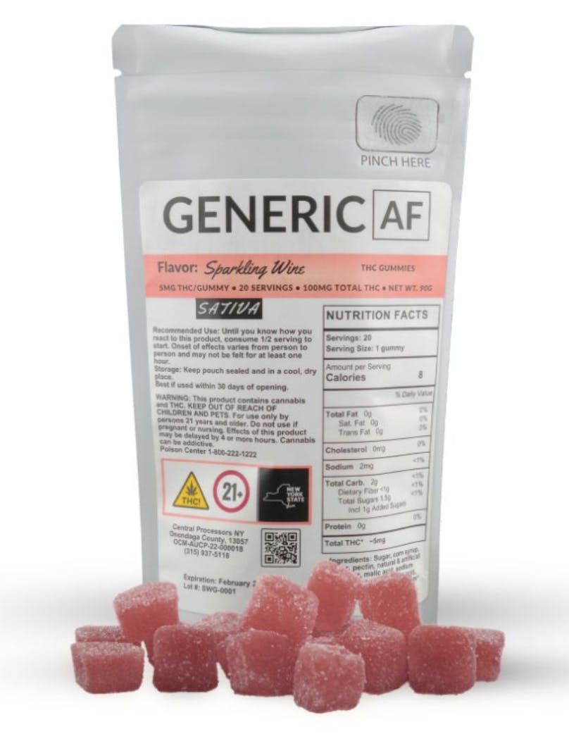 SPARKLING WINE GUMMIES (100MG)