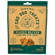 Head & Heal CBD Dog Treat Peanut Butter - 5 mg - 30 Pack