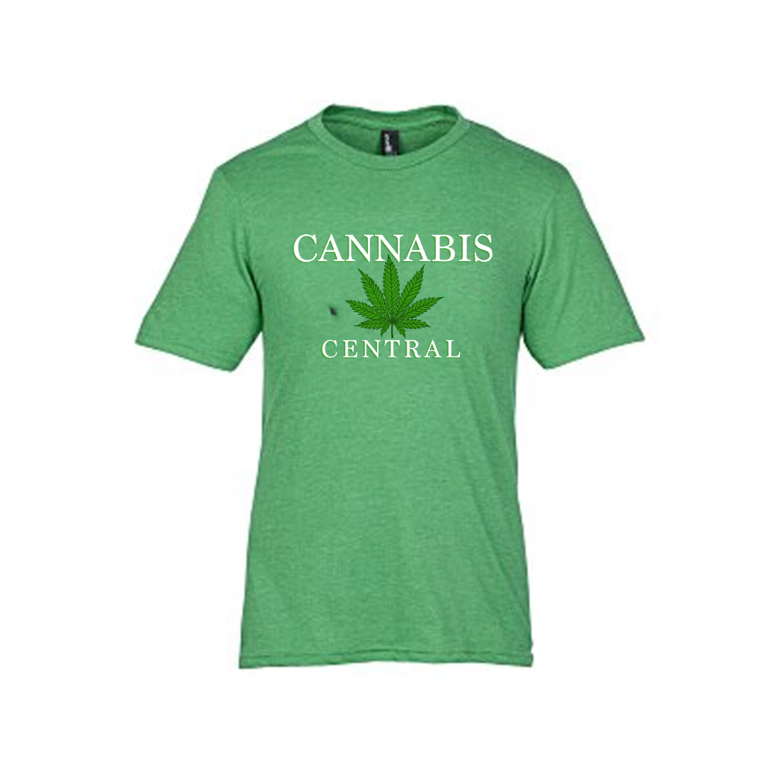 CANNA LOGO MEN'S TSHIRT - GREEN/LARGE