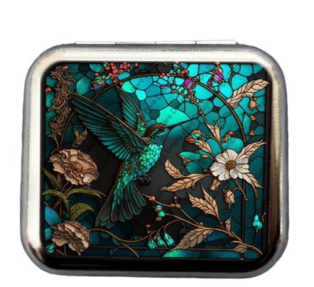 PORTABLE METAL ASHTRAY - BIRD - One Size