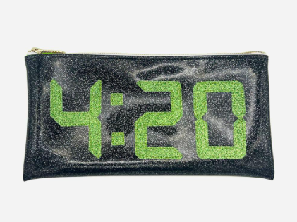 4:20 Clock Kush Clutch Stash Bag - One Size