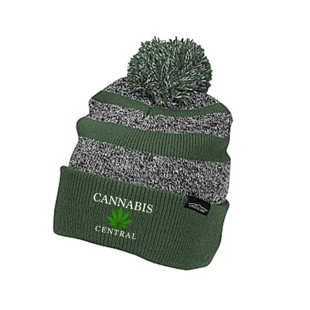 CANNA LOGO POM BEANIE - GREEN