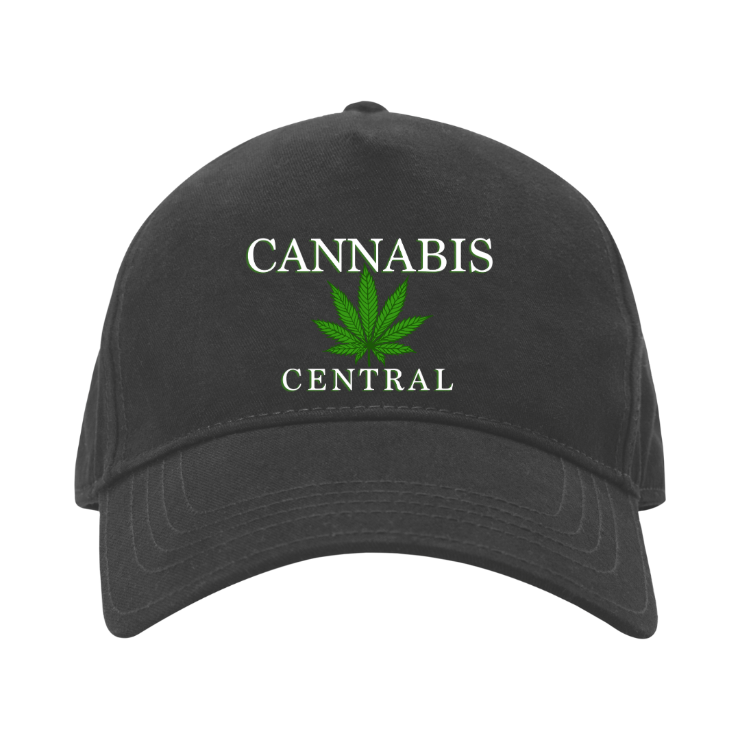 CANNA LOGO BASEBALL CAP - BLACK