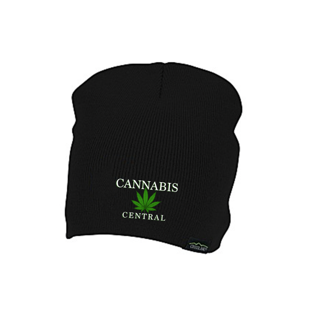 CANNA LOGO BEANIE - BLACK