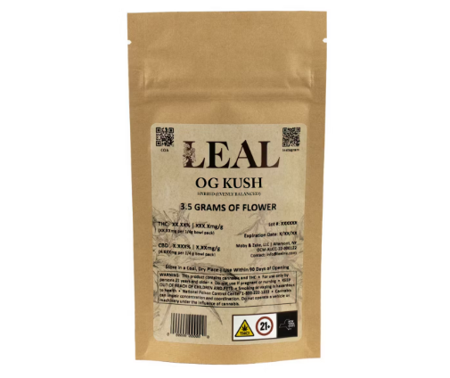 OG KUSH (3.5G) - LOW THC / HIGH CBD FLOWER