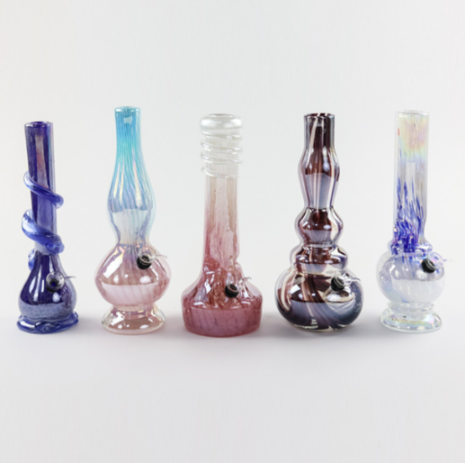 12" SOFT GLASS WATER PIPE ASSORTED
